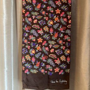 Vintage '80s Diane von Furstenberg Silk Floral Scarf